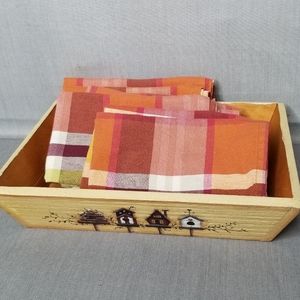 Barn Board Hand Painted Tray Bird Houses